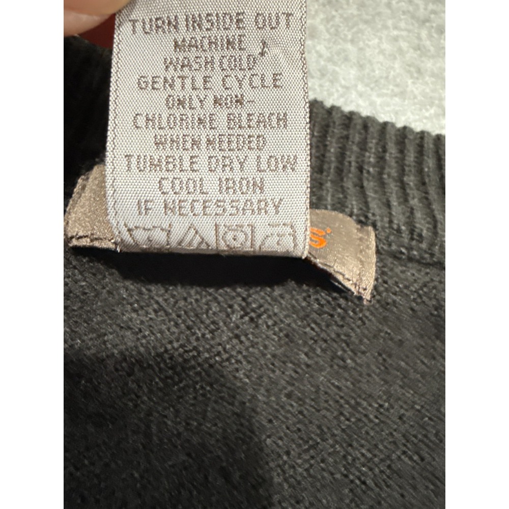 Dockers Acrylic Black, Red & Gray Argyle Soft Crew Neck Sweater Size XXL - Picture 10 of 11
